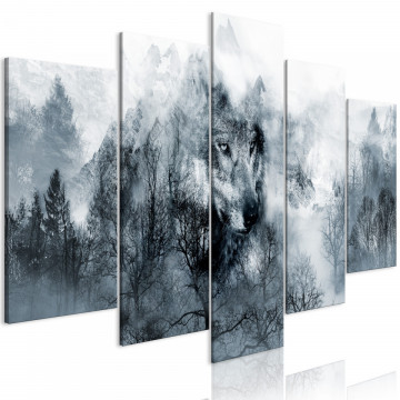 Tablou - Mountain Predator (5 Parts) Wide - Img 1