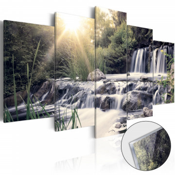 Tablou pe sticlă acrilică - Waterfall of Dreams [Glass] - Img 1