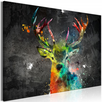 Tablou - Rainbow Deer (1 Part) Wide - Img 1
