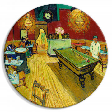 Tablou rotund - The Night Café (Vincent van Gogh) - Img 1