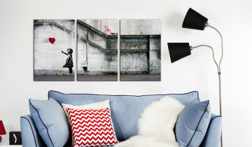 Tablou - There is always hope (Banksy) - triptych - Img 2