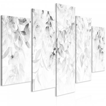 Tablou - Waterfall of Roses (5 Parts) Wide - Third Variant - Img 1