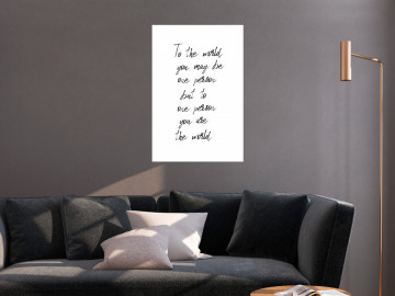 Tablou - You're My World (1 Part) Vertical - Img 1