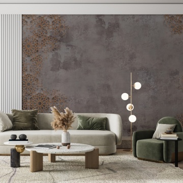 tapet cu decoratii aramii