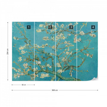 Van Gogh Blossoms in Turquoise - Img 8