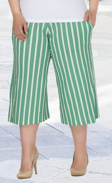Compleu dama - bluza si pantalon - masura mare bluza alb cu verde pt masura 46-48-50 - Img 3