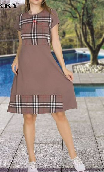 Rochie bej din bumbac - Img 2