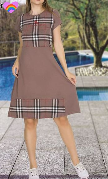 Rochie bej din bumbac - Img 3