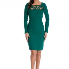 Rochie verde office - Img 4