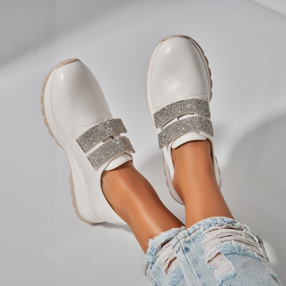 Дамски Ежедневни Обувки Екологична Кожа Бял Alaia