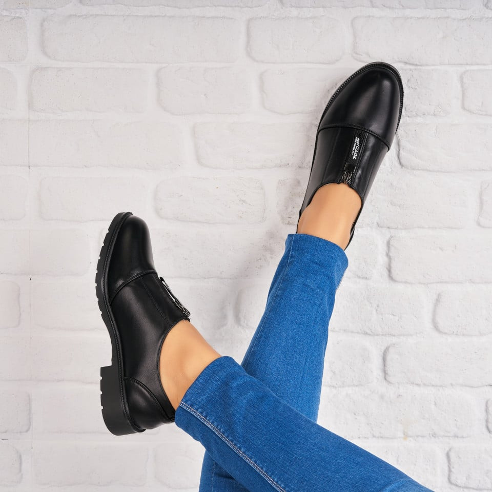 Дамски Ежедневни Обувки Екологична Кожа Черно Chara A4385