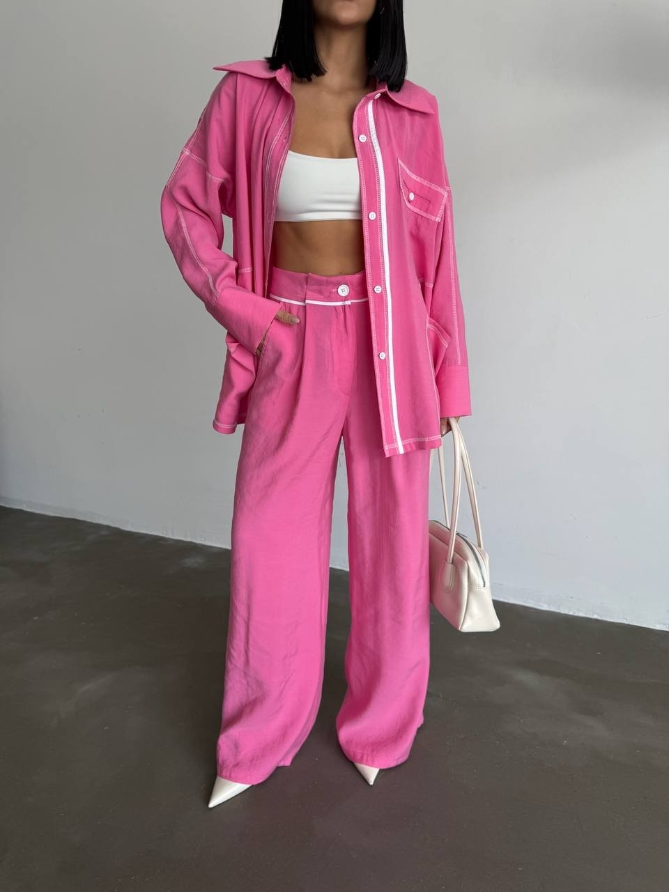 Дамски костюми Розов Ariana