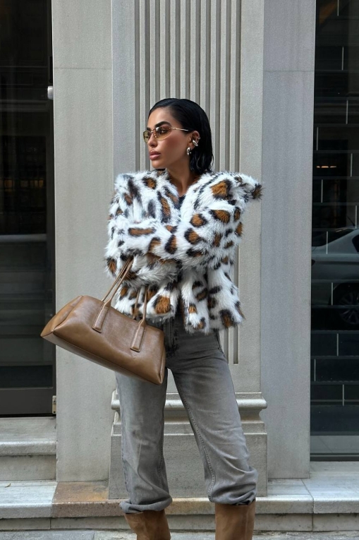 Дамски якета Животински печат (Animal Print) Axella - Img 4