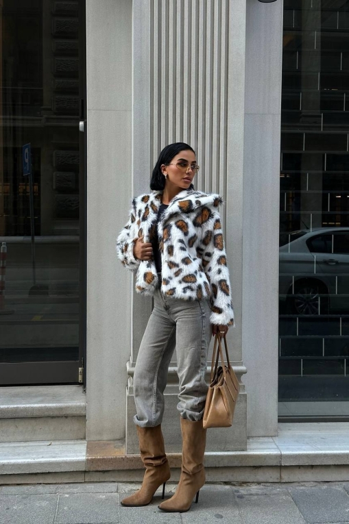Дамски якета Животински печат (Animal Print) Axella - Img 5