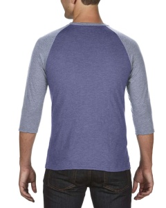 Bluza ADULT TRI-BLEND ¾ SLEEVE RAGLAN TEE - Img 4