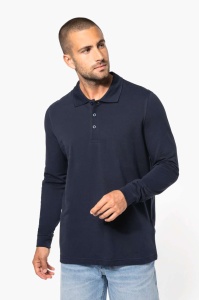 Bluza Polo MEN'S LONG-SLEEVED PIQUÉ POLO SHIRT - Img 3