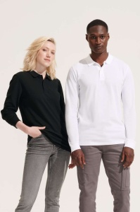 Bluza Polo SOL'S PLANET LSL - UNISEX LONG SLEEVE POLO SHIRT - Img 2