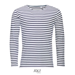 Bluza SOL'S MARINE MEN - LONG SLEEVE STRIPED T-SHIRT