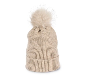Caciula - Fes KNITTED BOBBLE BEANIE IN RECYCLED YARN - Img 4
