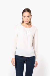 Camasa LADIES' LONG-SLEEVED CREPE BLOUSE - Img 3