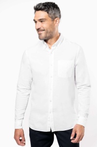 Camasa LONG-SLEEVED WASHED OXFORD COTTON SHIRT - Img 2