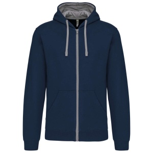 Hanorac MEN'S CONTRAST HOODED FULL ZIP SWEATSHIRT - Img 3