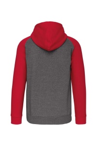 Hanorac Sport UNISEX TWO-TONE ZIPPED HOODED FLEECE JACKET - Img 8