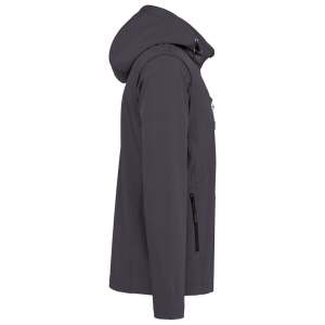 Jacheta UNISEX 3-LAYER SOFTSHELL HOODED JACKET WITH REMOVABLE SLEEVES - Img 12