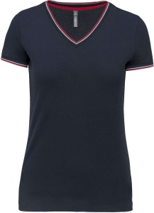 Tricou LADIES' PIQUÉ KNIT V-NECK T-SHIRT - Img 13