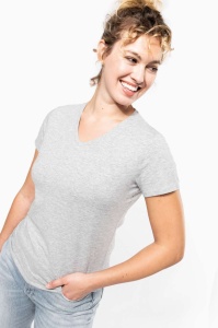 Tricou LADIES' SHORT-SLEEVED V-NECK T-SHIRT - Img 3