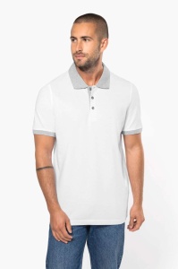 Tricou Polo MEN'S TWO-TONE PIQUÉ POLO SHIRT - Img 3