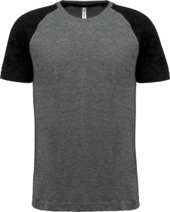 Tricou Sport ADULT TRIBLEND TWO-TONE SPORTS SHORT-SLEEVED T-SHIRT