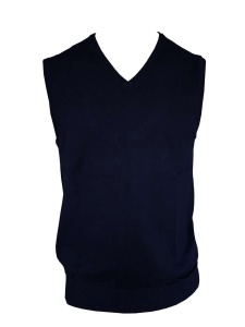 Vesta MEN’S V-NECK SLEEVELESS PULLOVER FINE GAUGE COTTON - Img 4