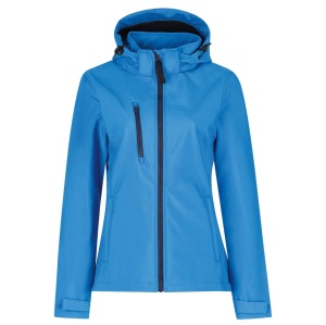 WOMEN'S VENTURER 3 LAYER HOODED PRINTABLE SOFTSHELL JACKET - Img 5