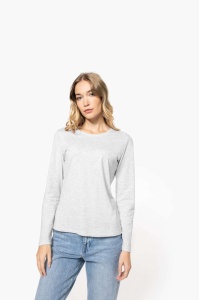 Bluza LADIES' LONG-SLEEVED CREW NECK T-SHIRT - Img 2