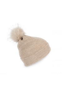 Caciula - Fes KNITTED BOBBLE BEANIE IN RECYCLED YARN - Img 3
