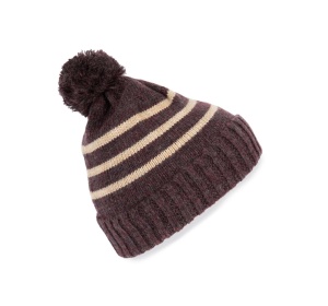 Caciula - Fes KNITTED STRIPED BEANIE IN RECYCLED YARN - Img 4