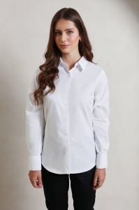 Camasa WOMEN'S LONG SLEEVE SIGNATURE OXFORD BLOUSE - Img 3