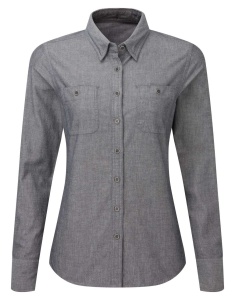 Camasa WOMEN'S ORGANIC CHAMBRAY FAIRTRADE SHIRT - Img 2