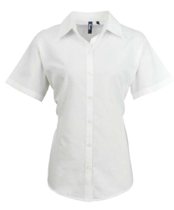 Camasa WOMEN'S SHORT SLEEVE SIGNATURE OXFORD BLOUSE - Img 4
