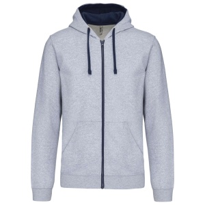Hanorac MEN'S CONTRAST HOODED FULL ZIP SWEATSHIRT - Img 4