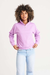 Hanorac WOMEN'S CROPPED 1/4 ZIP SWEAT - Img 3