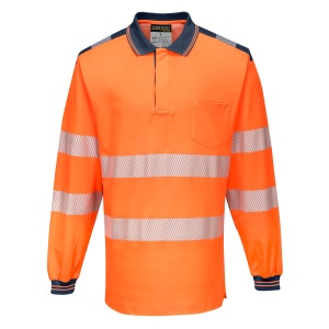 PW3 Hi-Vis Tricou Polo L/S - Img 3