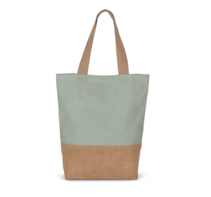 SHOPPING BAG IN COTTON AND BONDED JUTE THREADS - Img 9