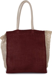 SHOPPING BAG WITH MESH GUSSET - Img 1