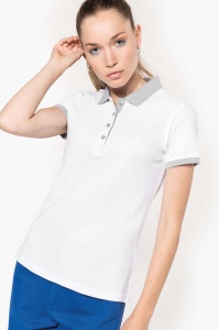 Tricou Polo LADIES’ TWO-TONE PIQUÉ POLO SHIRT - Img 3