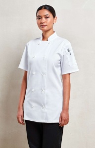 Tunica WOMEN'S SHORT SLEEVE CHEF'S JACKET - Img 2