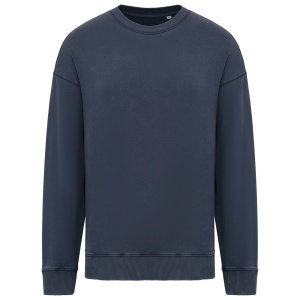 Bluza UNISEX WASHED EFFECT OVERSIZE ROUND NECK SWEATSHIRT