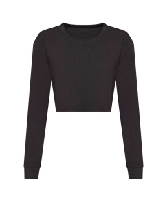 Bluza WOMEN'S L/S CROPPED T