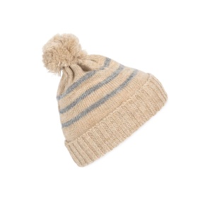 Caciula - Fes KNITTED STRIPED BEANIE IN RECYCLED YARN - Img 5